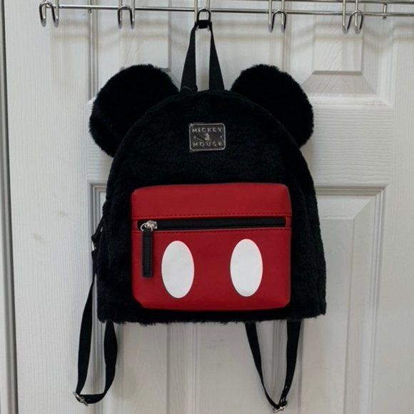 Disney Mickey Mouse Plush Backpack--New with Tags - Picture 2 of 11